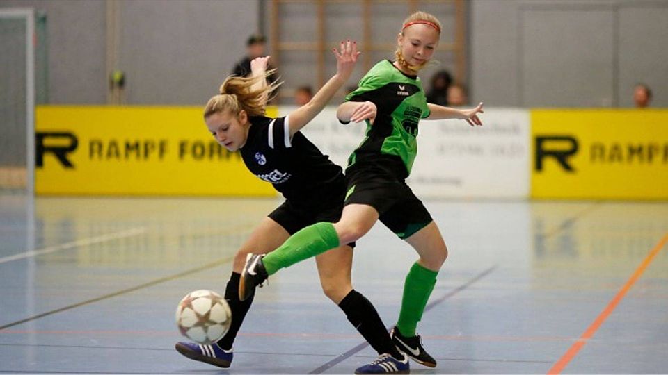 Die Frauen des SV Granheim (grün) kamen bei der Qualifikation zum Verbandsfinale auf den dritten Rang und ziehen dadurch in die Endrunde in zwei Wochen ein.