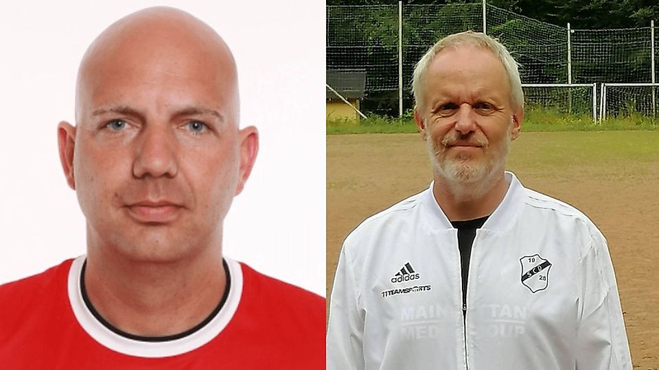 Patrick Kiewel (links) legt sein Amt als Hochheim Trainer nieder und Andreas Maier (rechts) übernimmt zur neuen Saison