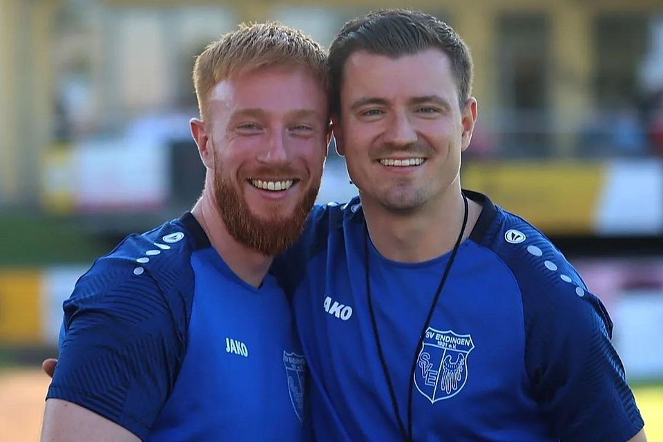 Florian Metzinger (links) und Stipe Malenica machen beim SV Endingen als Trainerduo weiter.