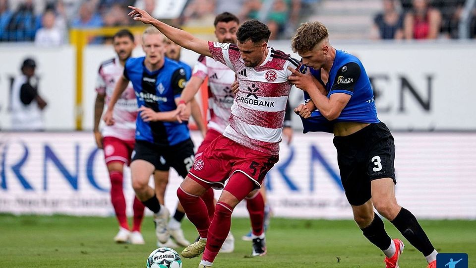 Yassine Bouchama (am Ball) hat seinen Marktwert aus der 2. Bundesliga gehalten: 500.000 Euro. 