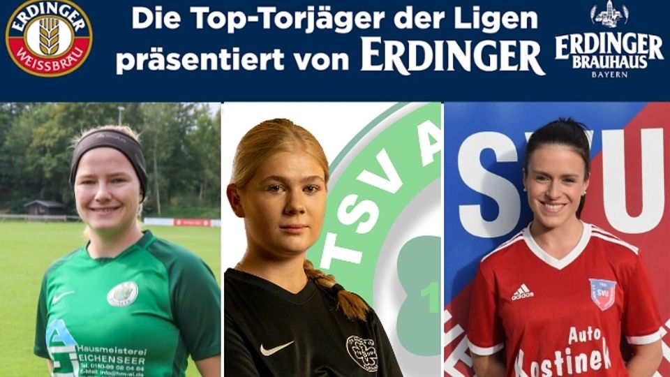 Dimpflmaier, Aschenbrenner und Schlemmer zählen zu besten oberbayerischen Torjägerinnen der A-Klasse.