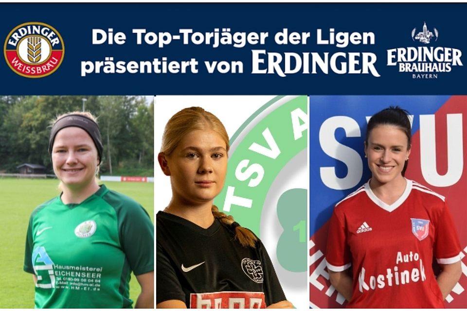 Dimpflmaier, Aschenbrenner und Schlemmer zählen zu besten oberbayerischen Torjägerinnen der A-Klasse.