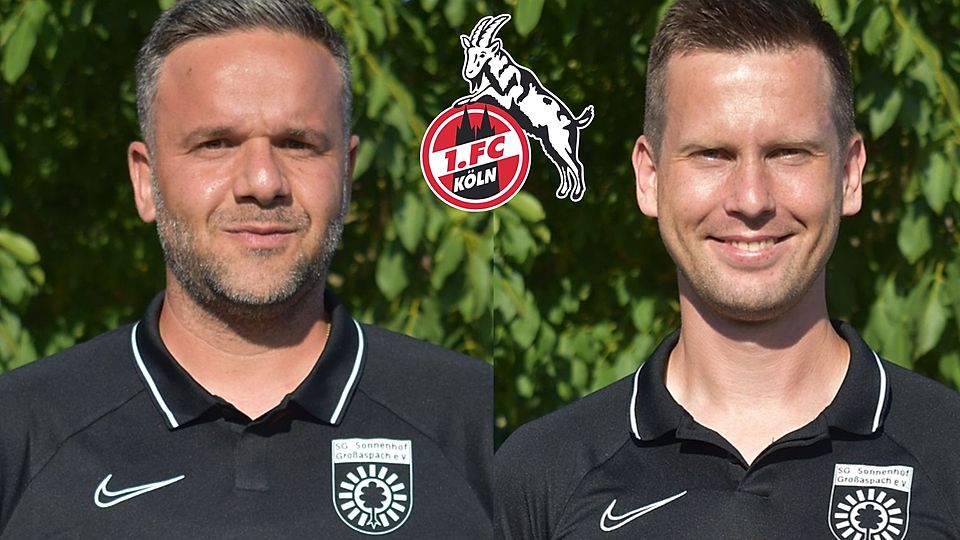 Evangelos Sbonias und Marcel Ivanusa kümmern sich ab sofort um die U21 des 1. FC Köln.