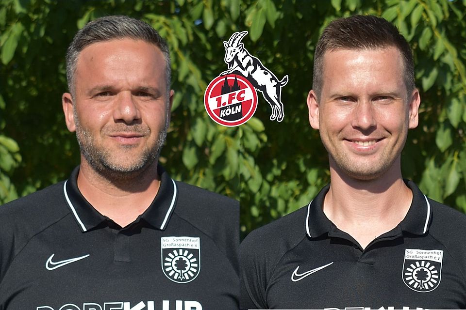 Evangelos Sbonias und Marcel Ivanusa kümmern sich ab sofort um die U21 des 1. FC Köln.