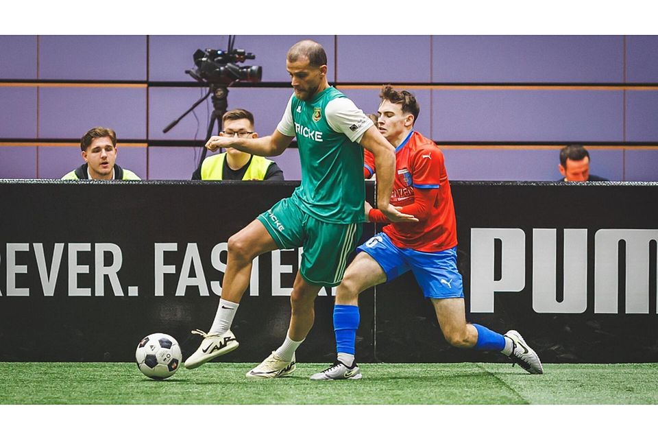 Auch der Heeslinger Edison Mazreku ist in der Baller League aktiv. Foto: Struwe