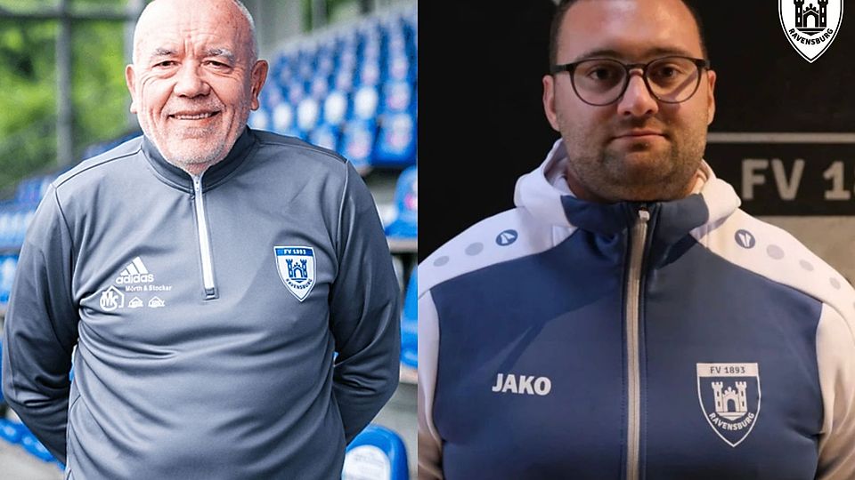 Gerhard Grünhagel (links im Bild) und der neue Co-Trainer Marcel Messer