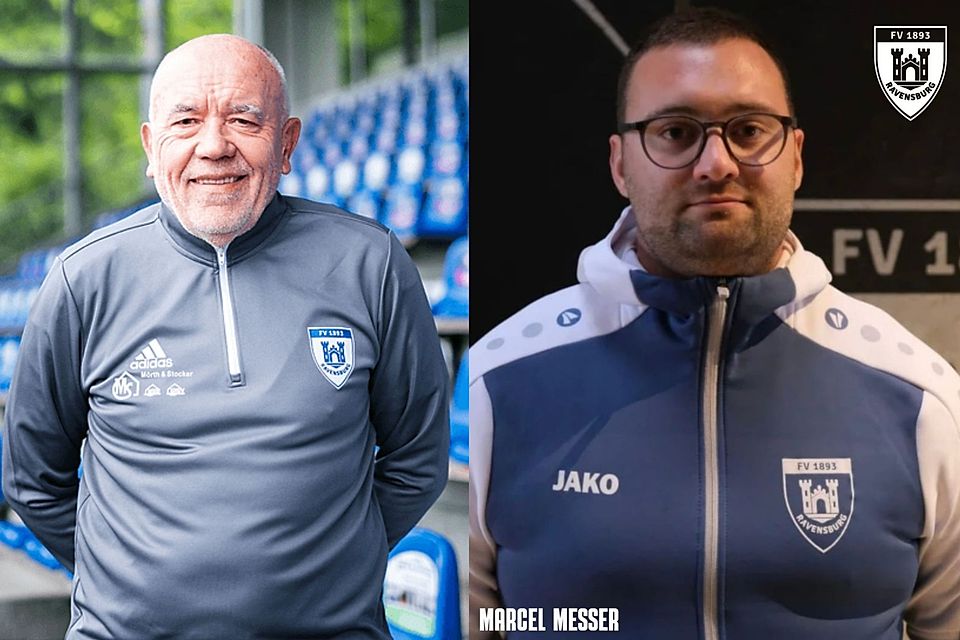 Gerhard Grünhagel (links im Bild) und der neue Co-Trainer Marcel Messer