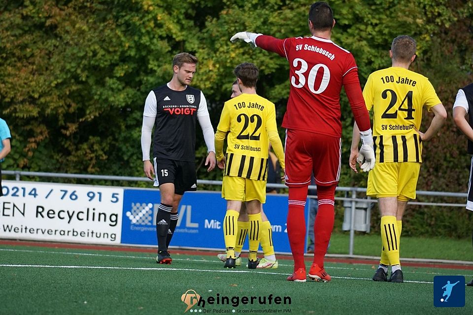 Der SV Schlebusch spielte am Sonntag gegen den FV Wiehl.