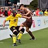 Eindrücke vom Blindenfußball am Kennedyplatz.