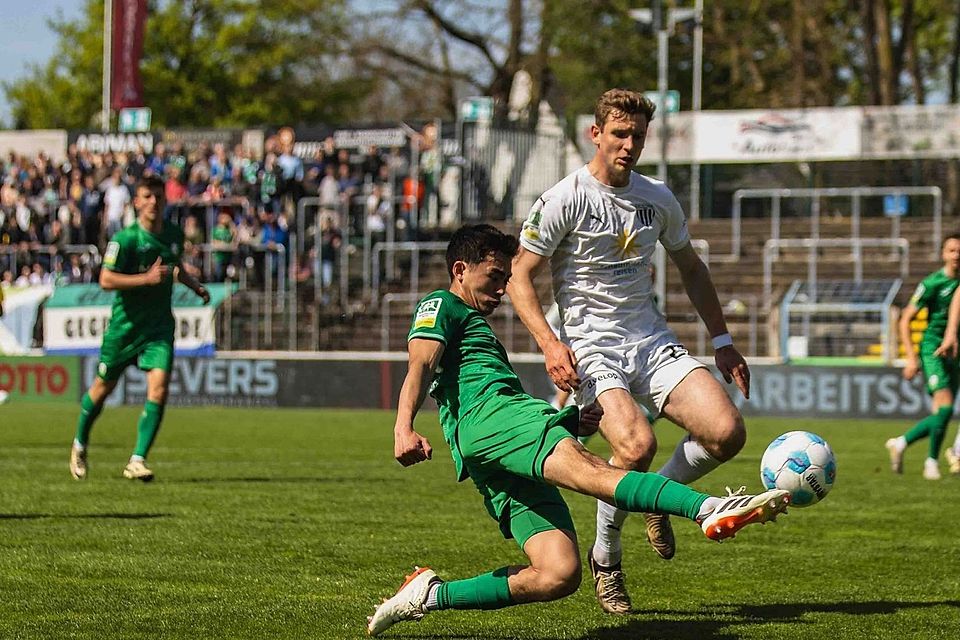 Der 1. FC Bocholt hat sein letztes Heimspiel gewonnen - und die Gäste womöglich eine Liga tiefer geschickt.