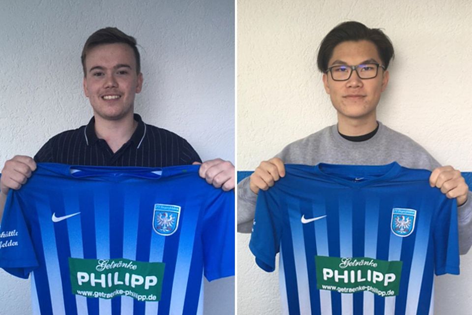 Aus der U-19-Bezirksliga zum FV Degerfelden: Aron Elicker (links) und Micke Jin | Foto: FV Degerfelden