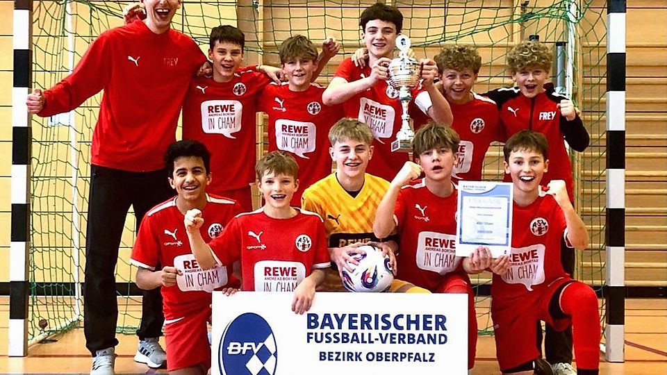 Die U14 des ASV Cham hat sich für die Bayerische Hallenmeisterschaft qualifiziert.