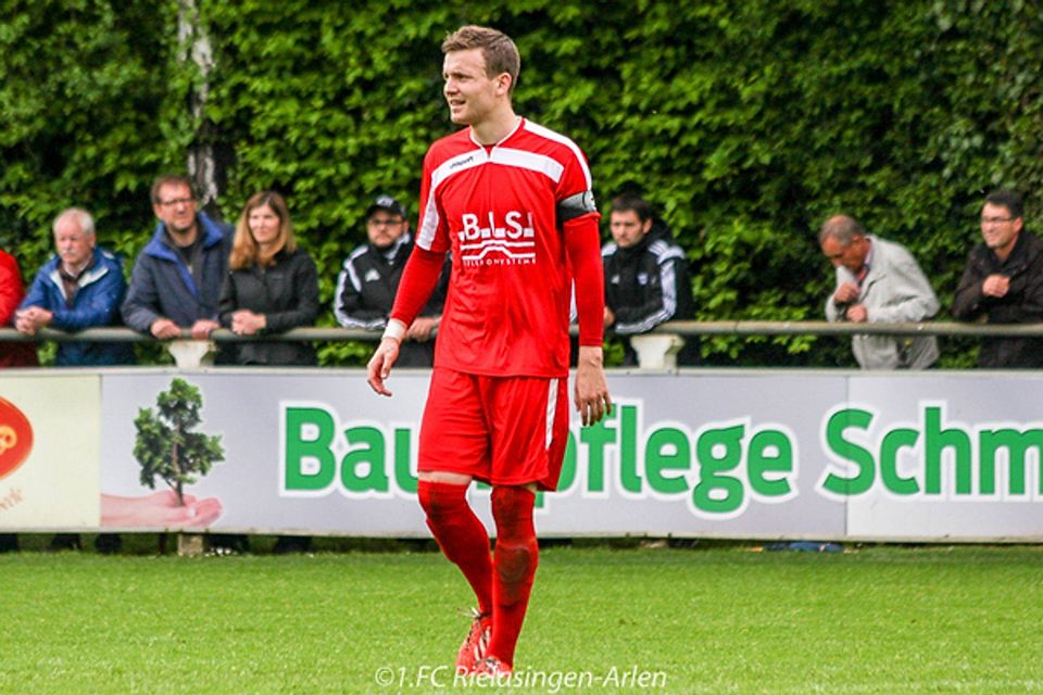 Entschied mit seinen beiden Treffern das Derby zu Gunsten des 1.FC Rielasingen-Arlen: Alexander Stricker. | Foto: Werner Spang