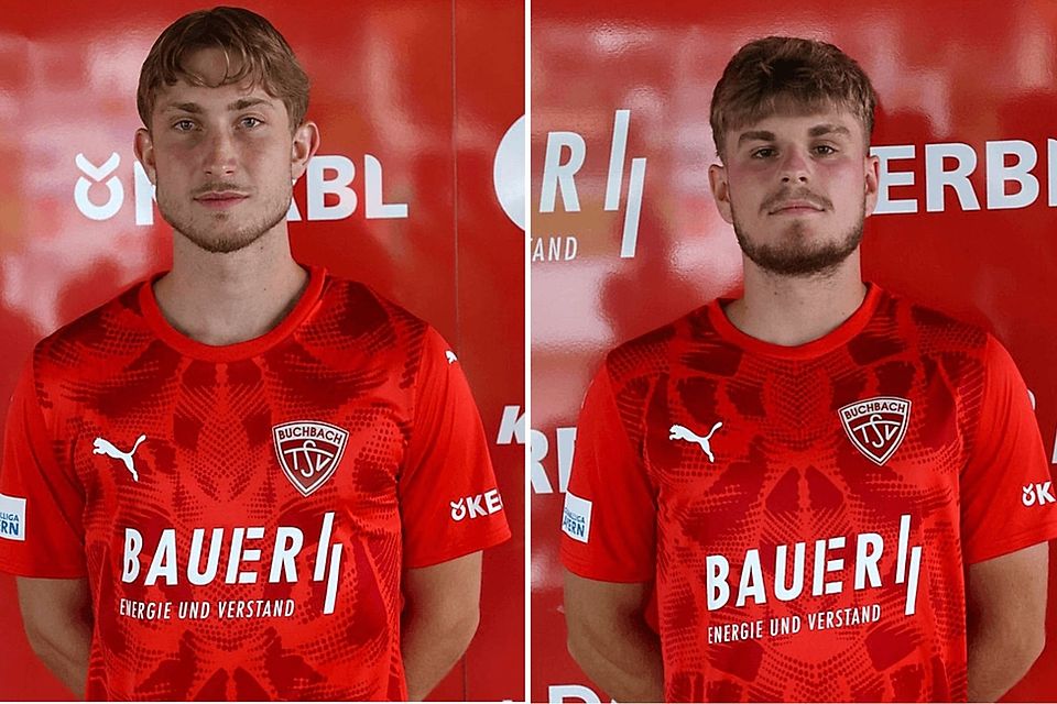 Andreas Hirtlreiter (li.) und Alexander Mehring haben bis 2028 in Buchbach verlängert.