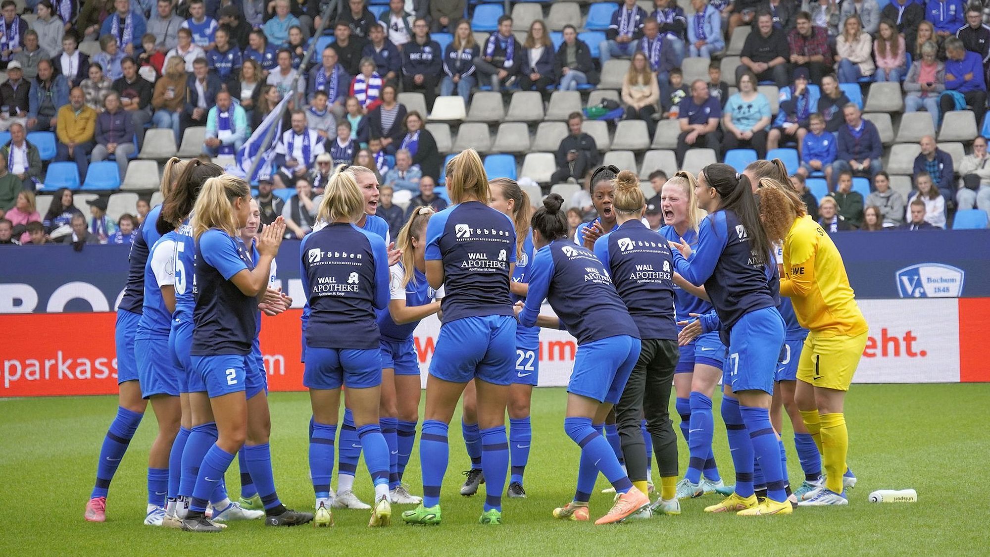 SVM women competed against SC Freiburg at the start of the season