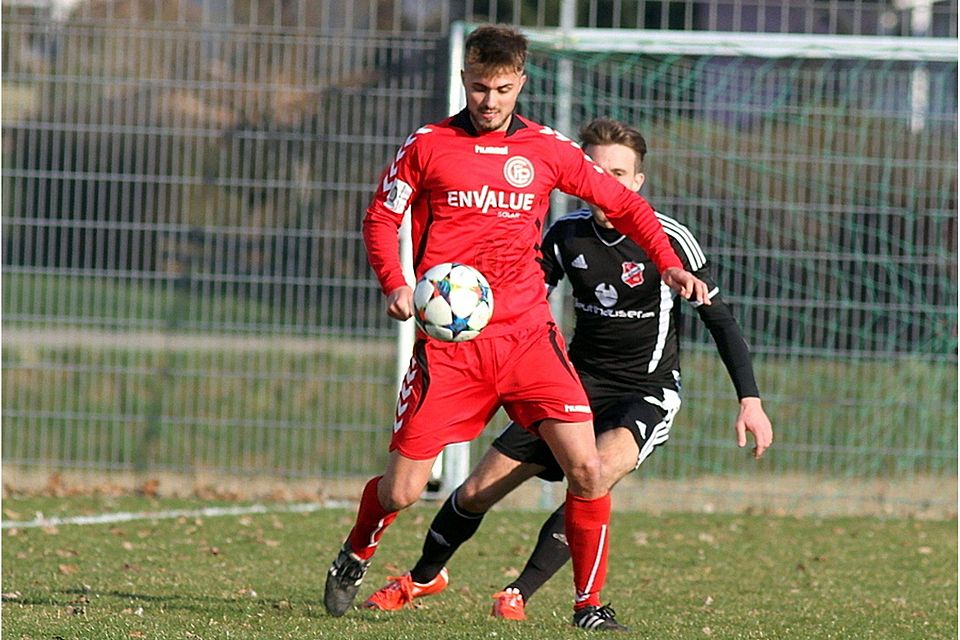 Der 1. FC Passau um Patrick Mühlberger möchte gegen den FC Salzweg seinen Heimvorteil nutzen F: Enzesberger