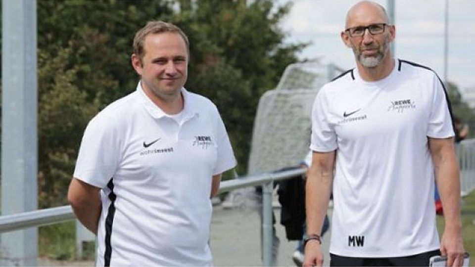 Das Fellbacher Trainerduo Jens Weinle (links) und Markus Weiß ist guter Dinge. Foto: Patricia Sigerist
