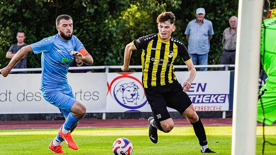 Patrick Käufer (rechts) und der ASV Burglengenfeld sind am Regensburger Weinweg zu Gast.