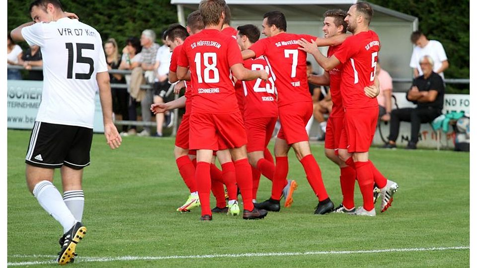 Mit einem Sieg im kommenden Spiel darf die SG Hüffelsheim sich weiterhin Hoffnung auf den Relegationsplatz in der Landesliga machen.