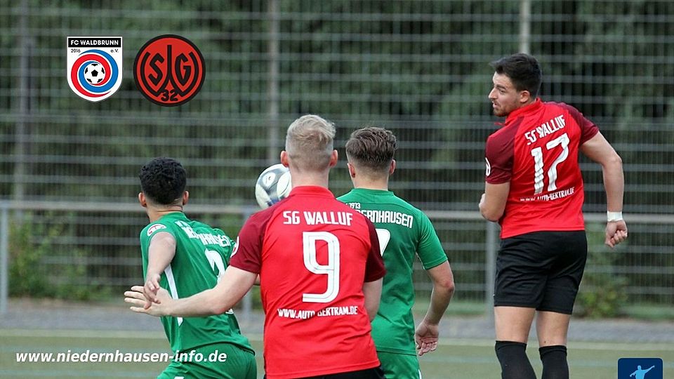 Die SG Walluf musste sich auswärts in Waldbrunn geschlagen geben.