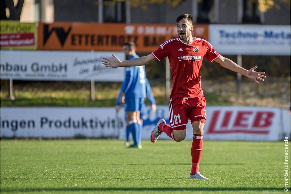 Rufat Dadashov markierte das zwischenzeitliche 1:0 für Halberstadt   F: Schröder