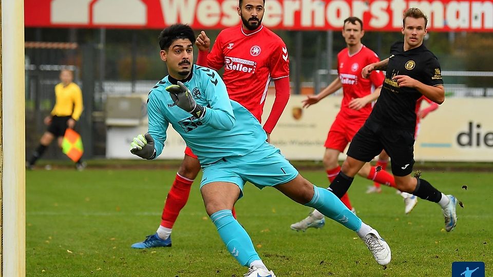 Daryoush Hosseini, Torwart des SV Heide Paderborn, hielt seinen Kasten sauber.