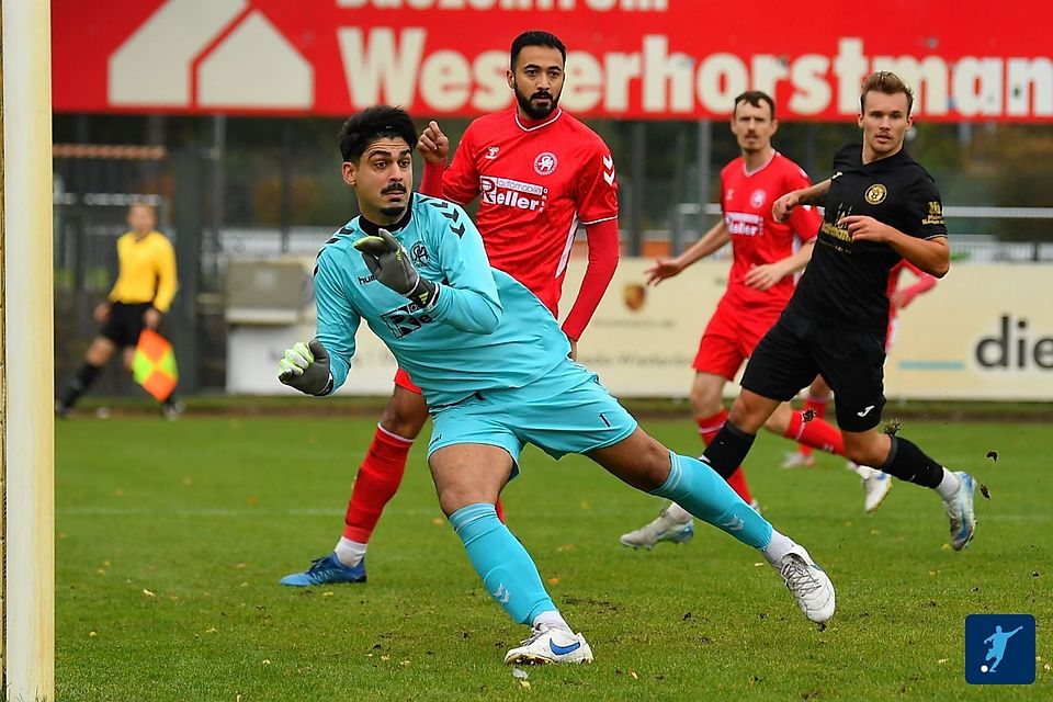 Daryoush Hosseini, Torwart des SV Heide Paderborn, hielt seinen Kasten sauber. Daryoush Hosseini, Torwart des SV Heide Paderborn, hielt seinen Kasten sauber.