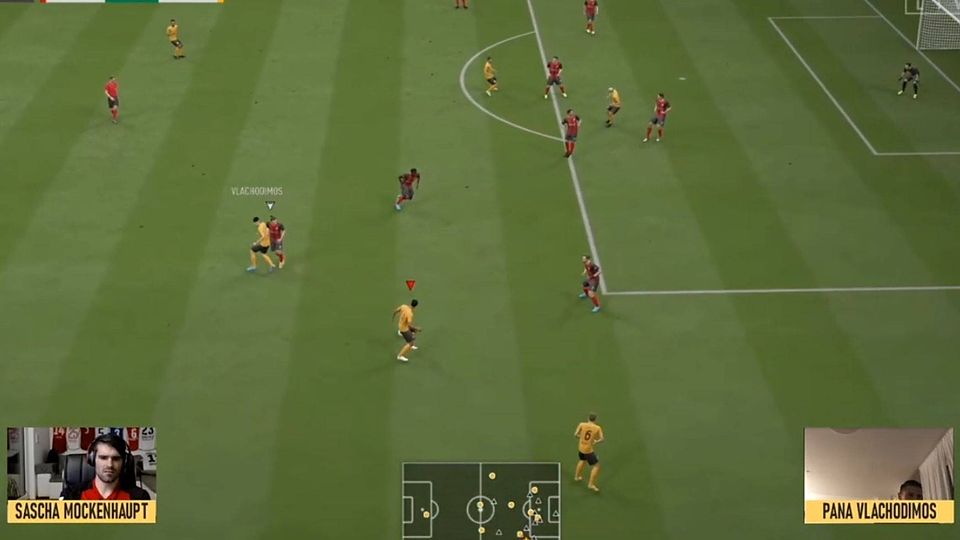 Sascha Mockenhaupt und Panagiotis Vlachodimos standen sich virtuell gegenüber. 