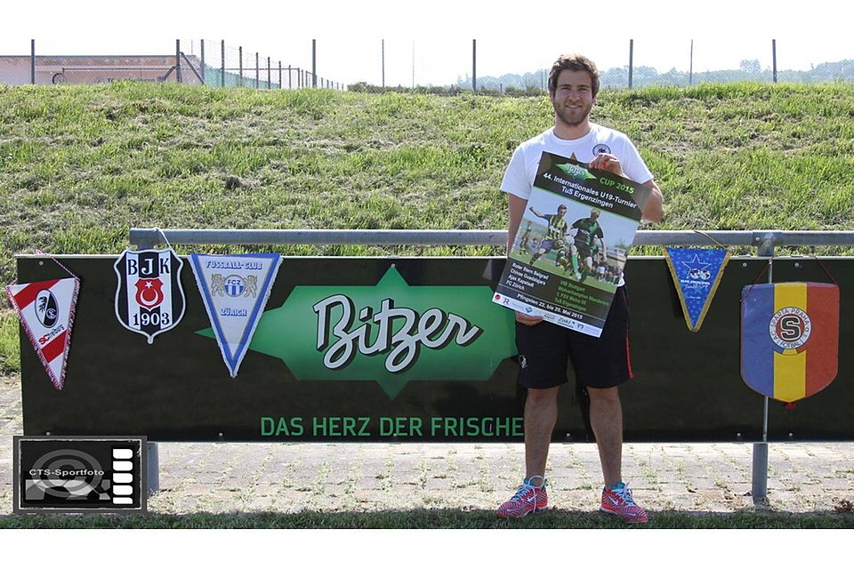 Daniel Frank, Fußballspieler, Student, Weltenbummler und Turnierorganisator in Ergenzingen Foto: CTS/Sportfoto