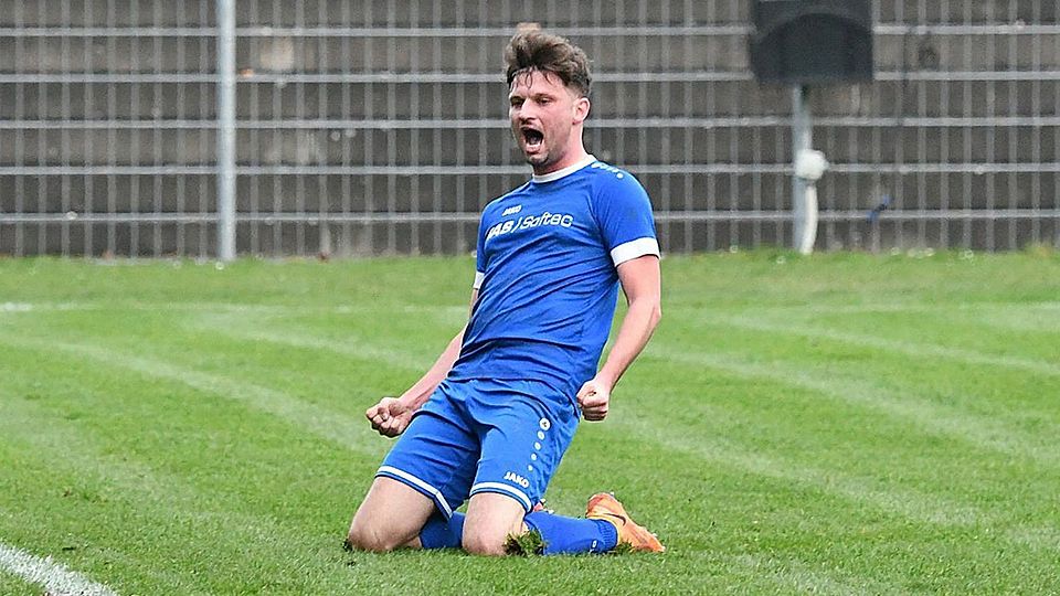 Spielertrainer Josef Rodler avancierte mit einem Doppelpack zum Derby-Matchwinner für die SpVgg SV Weiden II.