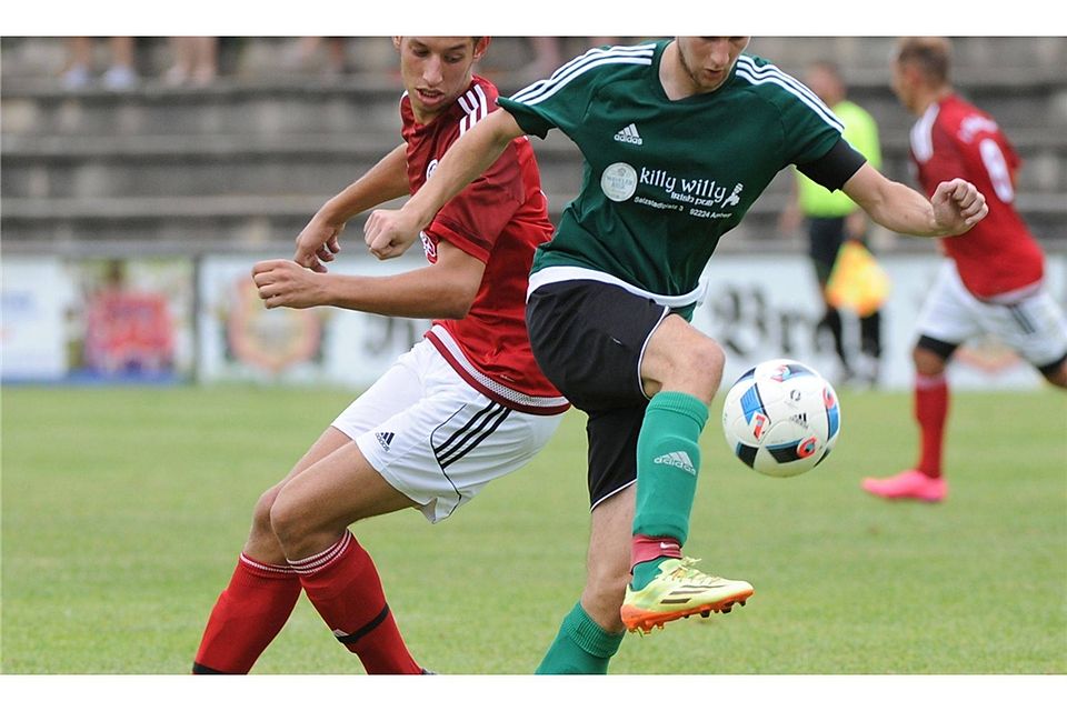 Der ASV Haselmühl und der 1. FC Neukirchen trennten sich 1:1-unentschieden. Foto: Baier