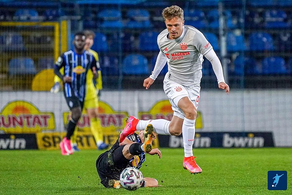 Jann-Fiete Arp und der FC Bayern II kamen immerhin noch zu einem Remis in Mannheim.