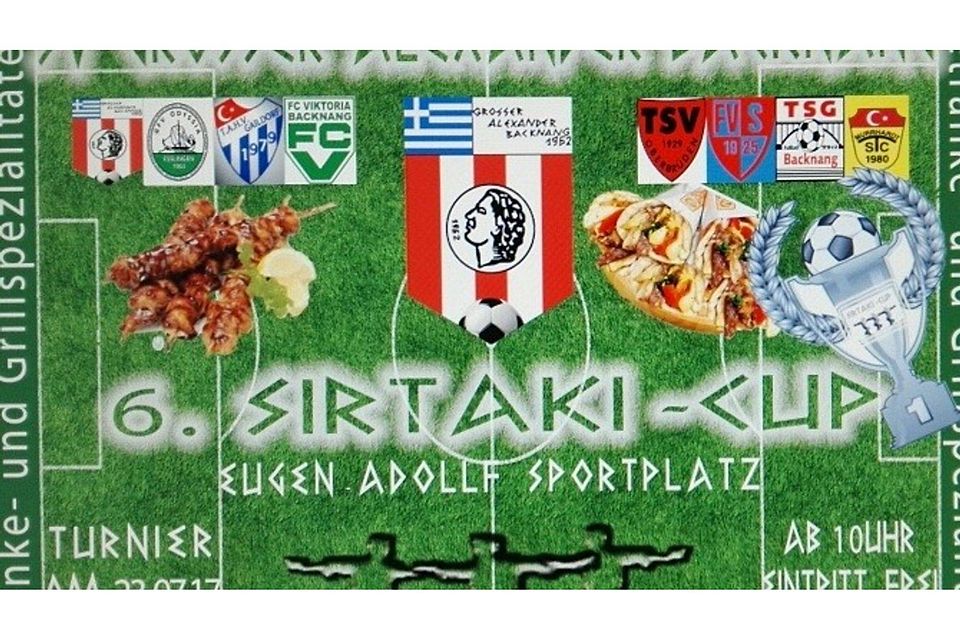 Der Große Alexander Backnang richtet das Fußball-Turnier um den Sirtaki-Cup aus.