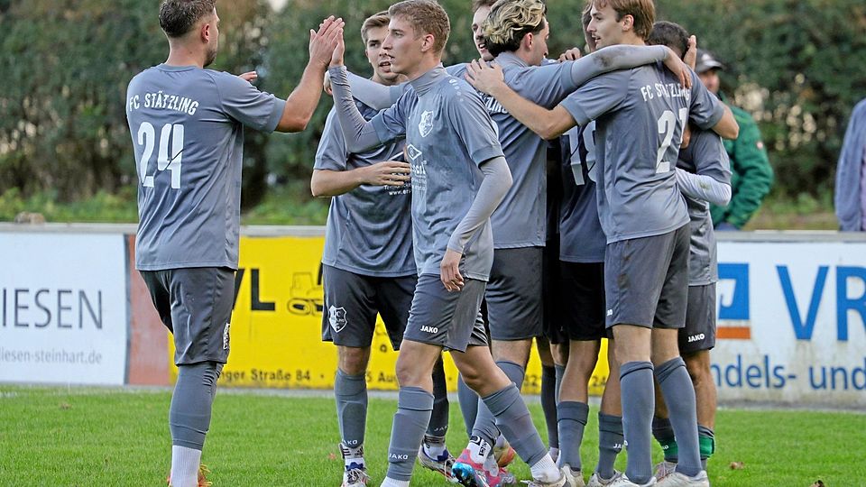 Die Erleichterung war riesig: Gegen den SV Wörnitzstein konnte der FC Stätzling die Niederlagenserie endlich stoppen.