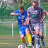 Lucas Laue (rechts) markierte den 1:1 Ausgleich für seinen FC Einheit Bad Berka.