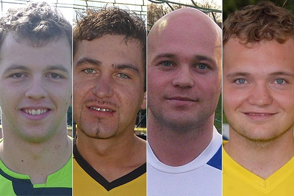 Christian Seidl, Hans Gerauer, Patrick und Sebastian Potstada verlassen den SV Bad Füssing Montage:Wagner