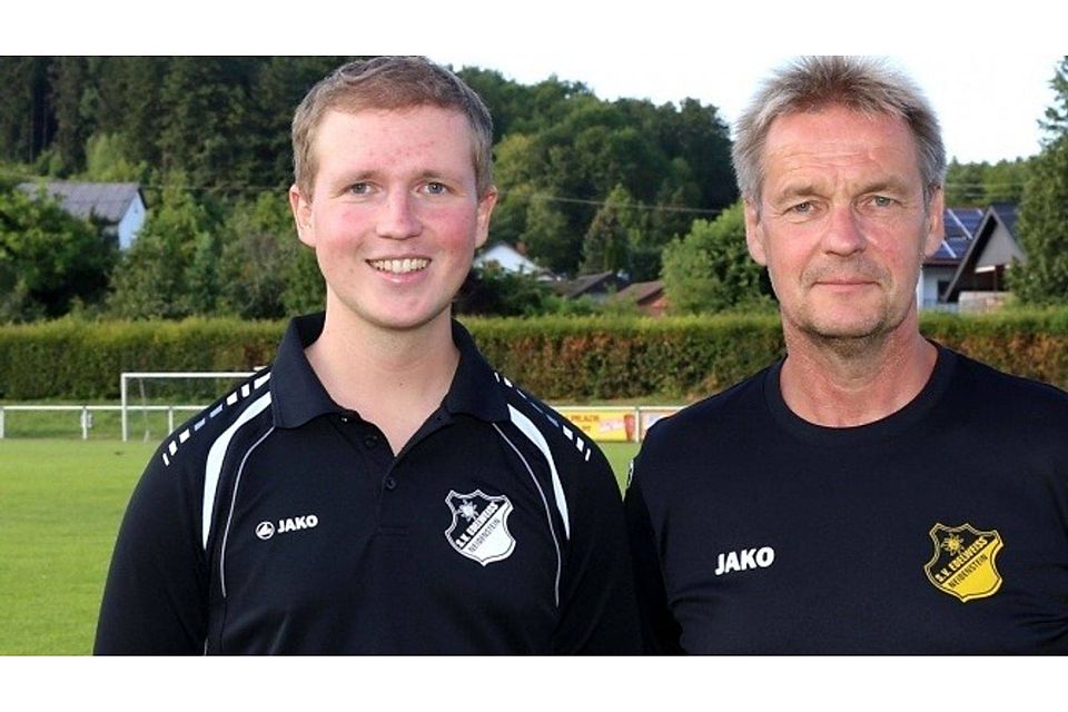Haben einiges vor beim SV Neidenstein: Co-Trainer René Zimmermann (links) und Trainer Bernd Niedergesäß.