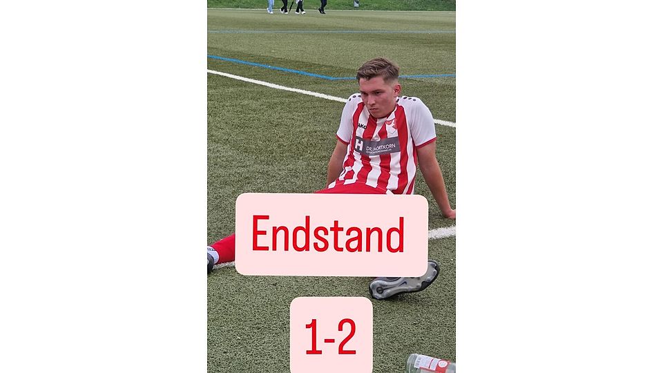 Frustrierter Michael Utz, nach der Derby Niederlage 