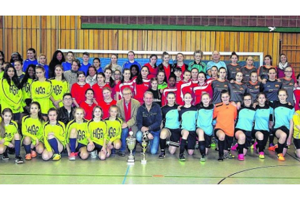 Rege Beteiligung: Rund 1000 Schüler nahmen am 13. Eurode-Cup teil. Das Foto zeigt die Teilnehmerinnen beim Turnier der Mädchen. Foto: Wolfgang Sevenich