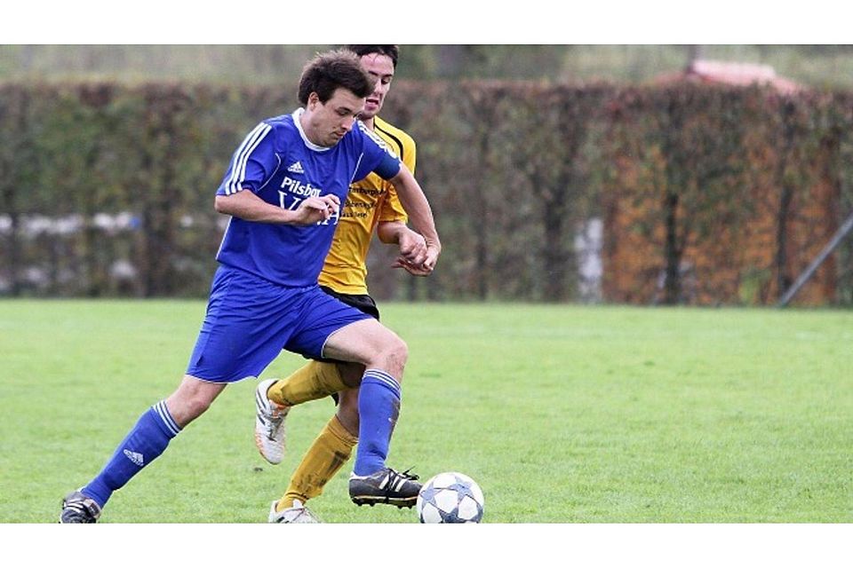 Benjamin Schober (vorne) und der SV Meßkirch haben nach den Erfahrungen der vergangenen Saison keine Lust mehr auf Abstiegskampf. Foto: khb