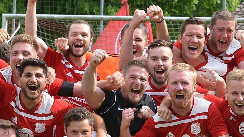 Beim SV RW Überacker herrscht nach dem geglücktem Aufstieg Freude pur.