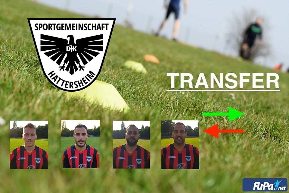Gleich zehn Spieler verlassen die SG DJK Hattersheim, darunter Marco Bruske, Reda El Ouardani, Rachid El Malki und Abdelilah Bentaayate (v.l.).