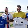 von links nach rechts: Spielausschuß Fabian Felck , Remi Biellmann, Amaury Maeder, Spielausschuß Dominik Herdrich