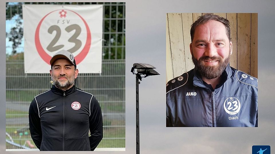 Cem Yilmaz (links) ist neuer Trainer beim FSV Wiesbaden und folgt auf Bekir Yilmaz. 