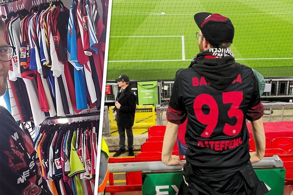 Über 60 Trikots befinden sich im Besitz von Matthias Steffens.