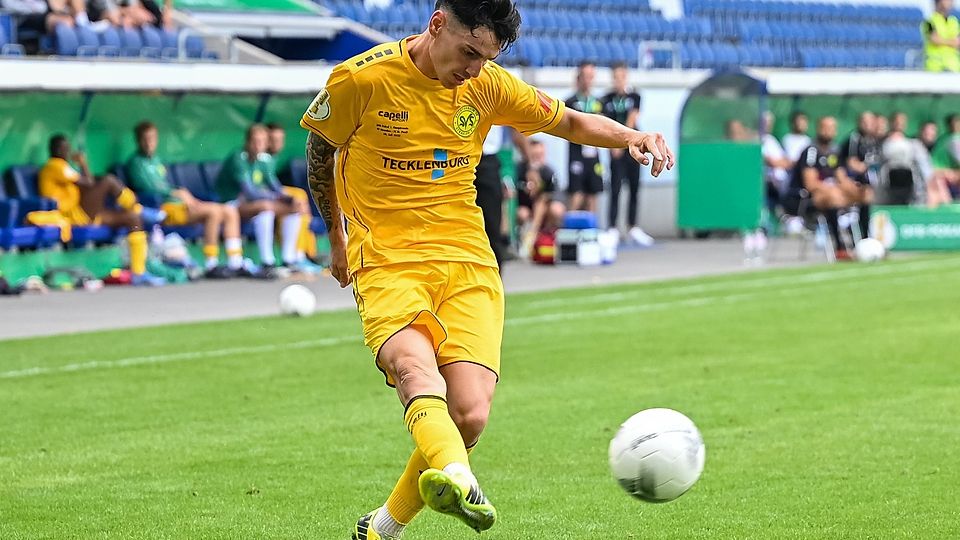 Ein überragender Marco Cirillo, hier im Trikot des SV Straelen (Saison 2022/23), führte Deutschland zum Turniersieg.