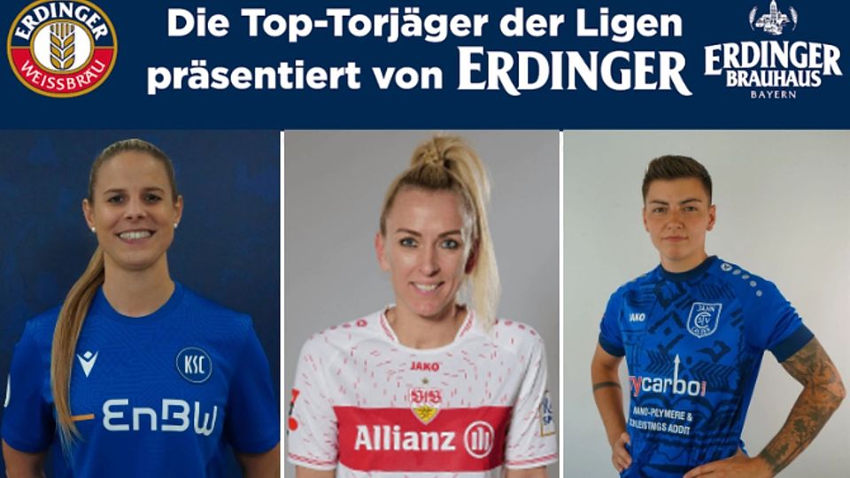 Melissa Zweigner-Genzer, Mandy Islacker und Johanna Hildebrandt (v.l.) sind in der Regionalliga Süd nicht zu bremsen.