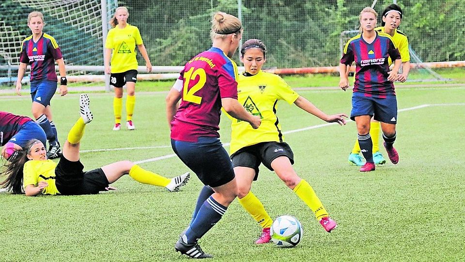 Einer von Aachens japanischen Neuzugängen: Rina Ito, hier in einem Testspiel vor Saisonstart.