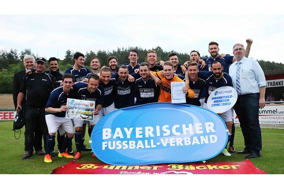 Der FC Tegenheim besiegte Schwarzenfeld verdient und darf sich Oberpfalzmeister 2017 nennen. Foto: Würthele