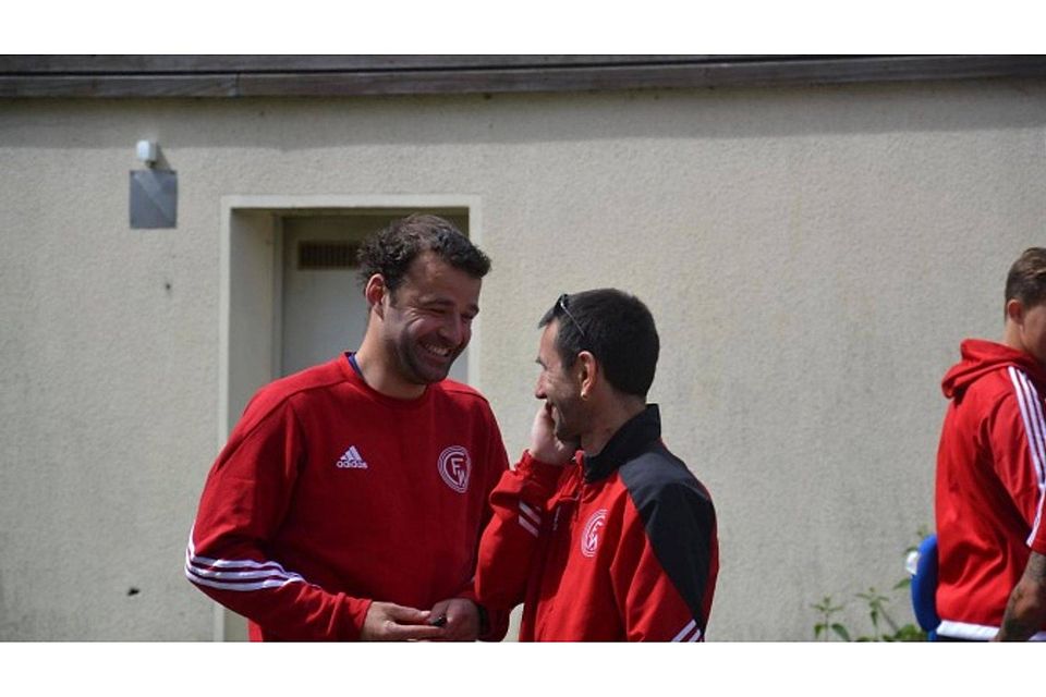 FC Wangens Trainer Adrian Philipp und seinem Co-Trainer Günter Gollinger fehlen gegen Mietingen mehrere Leistungsträger. Foto: Scharpenberg